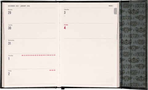 Wöchentlicher Magnetplaner Harry Potter – Lumos 2026, 11 x 16 cm