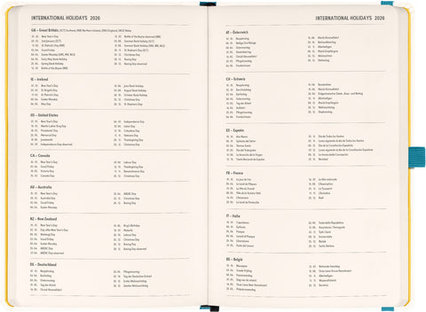 Planbook Kalender/Notizbuch Herbarium 2026, 13 x 21 cm