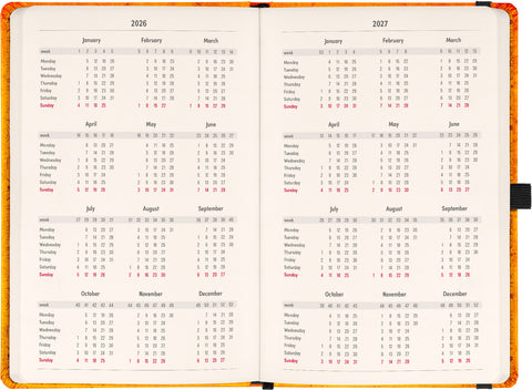 Planbook Kalender/Notizbuch Harry Potter – Hogwarts 2026, 13 x 21 cm