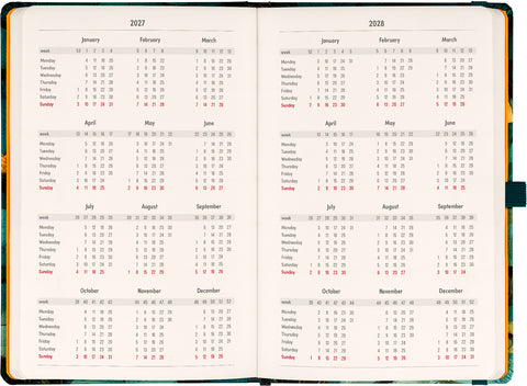 Planbook Planer/Notizbuch Cat 2027, 13 x 21 cm