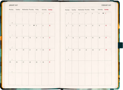 Planbook Planer/Notizbuch Cat 2027, 13 x 21 cm