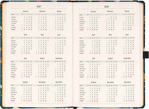 Planbook Planer/Notizbuch Harry Potter – Hogwarts Express 2027, 13 x 21 cm