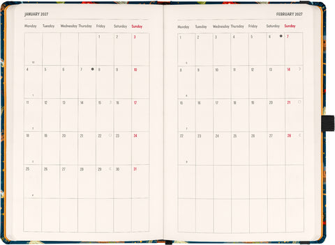 Planbook Planer/Notizbuch Harry Potter – Hogwarts Express 2027, 13 x 21 cm
