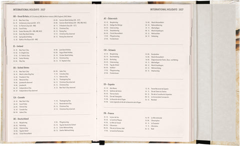 Magnetic Weekly Planner Michelangelo 2027, 11 x 16 cm