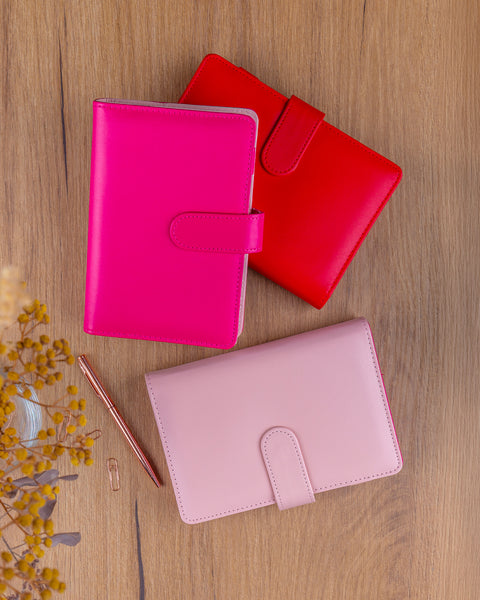 Refill – Weekly Ring Bound Planner 2027, bright red, 12,5 x 19 cm