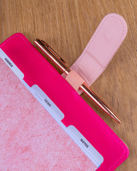 Refill – Weekly Ring Bound Planner 2027, blush pink, 12,5 x 19 cm