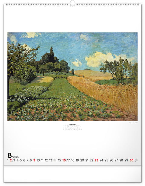 Wandkalender Impressionismus 2026, 48 x 56 cm