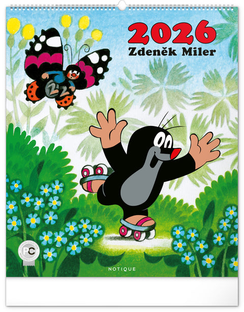 Wandkalender Der kleine Maulwurf 2026, 48 x 56 cm