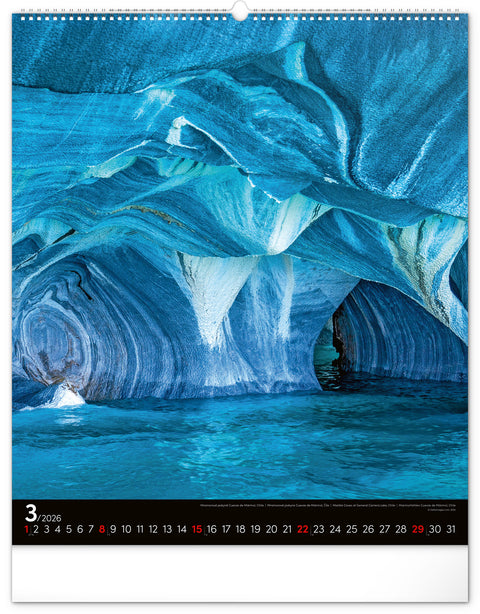 Wandkalender Energie 2026, 48 x 56 cm