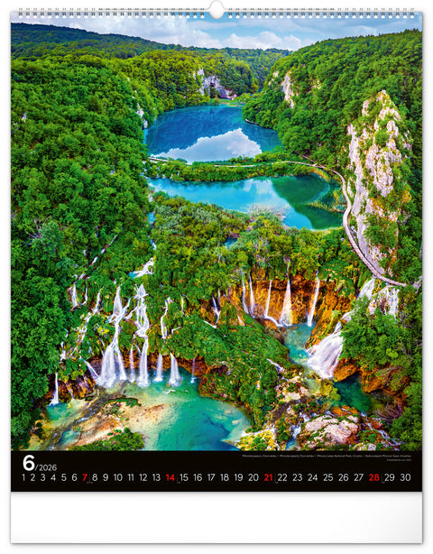 Wandkalender Energie 2026, 48 x 56 cm