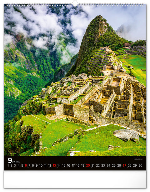 Wandkalender Energie 2026, 48 x 56 cm