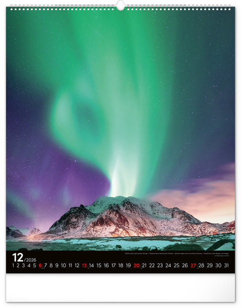 Wandkalender Energie 2026, 48 x 56 cm