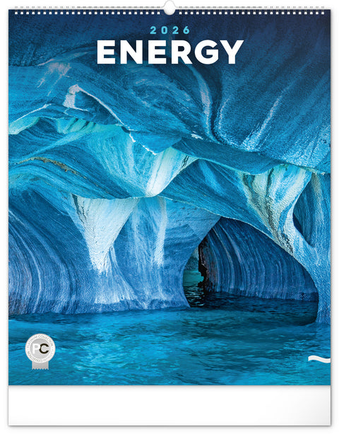 Wandkalender Energie 2026, 48 x 56 cm