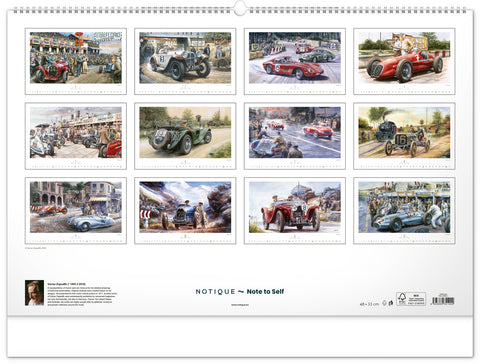 Wandkalender Oldtimers – Václav Zapadlík 2026, 64 x 42 cm
