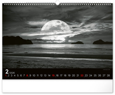 Wandkalender Traumlandschaften 2026, 48 x 33 cm