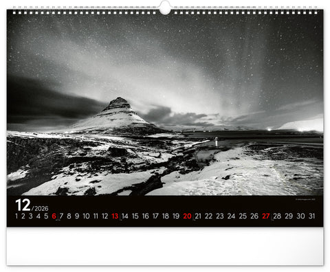 Wandkalender Traumlandschaften 2026, 48 x 33 cm