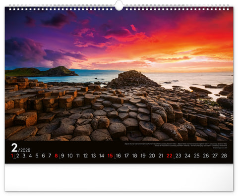 Wandkalender Landschaften 2026, 48 x 33 cm
