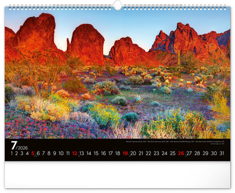 Wandkalender Landschaften 2026, 48 x 33 cm