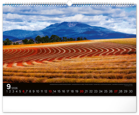 Wandkalender Landschaften 2026, 48 x 33 cm