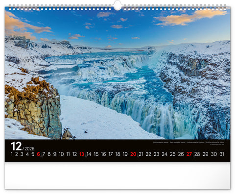 Wandkalender Landschaften 2026, 48 x 33 cm