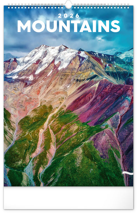 Wandkalender Berge 2026, 33 x 46 cm