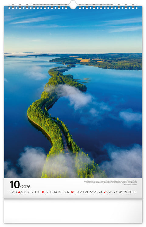 Wandkalender Wasser 2026, 33 x 46 cm