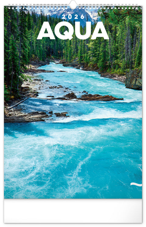 Wandkalender Wasser 2026, 33 x 46 cm