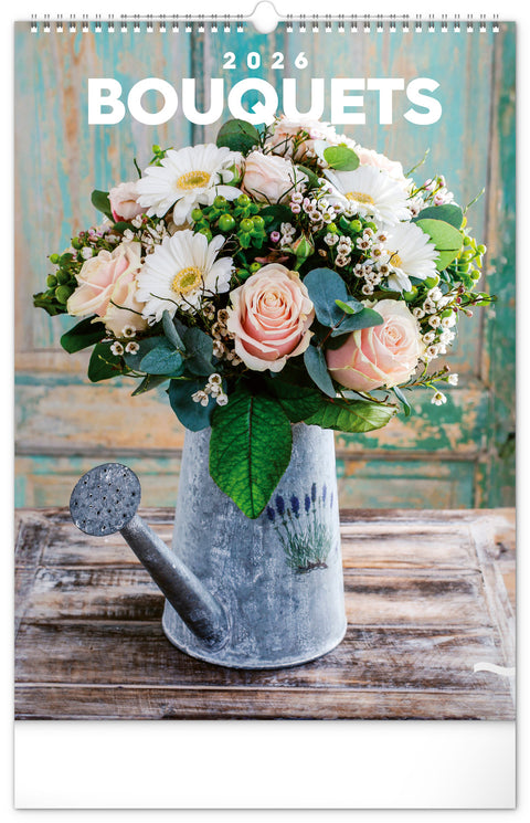 Wandkalender Blumenstrauß 2026, 33 x 46 cm