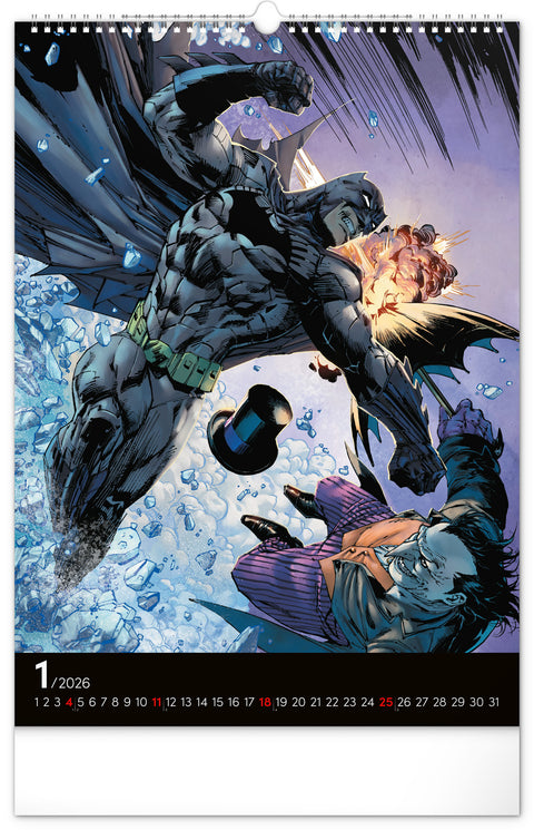 Wandkalender Batman Dark 2026, 33 x 46 cm
