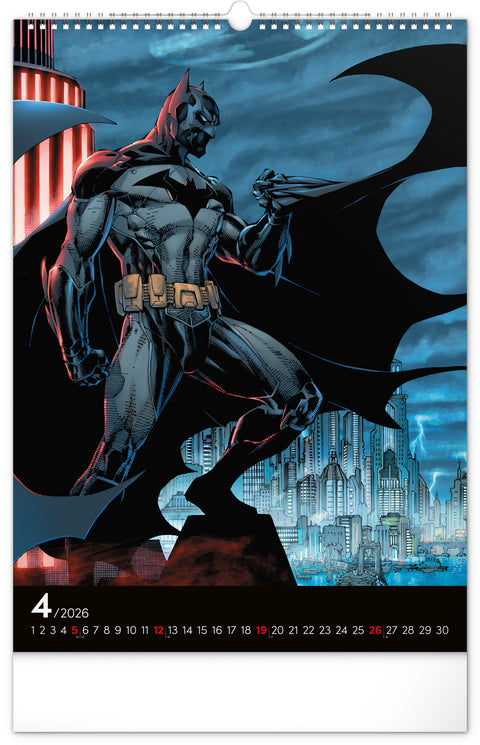 Wandkalender Batman Dark 2026, 33 x 46 cm