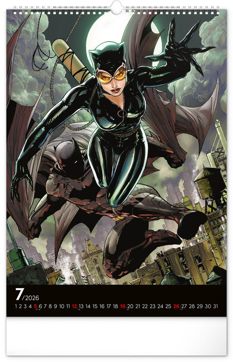 Wandkalender Batman Dark 2026, 33 x 46 cm