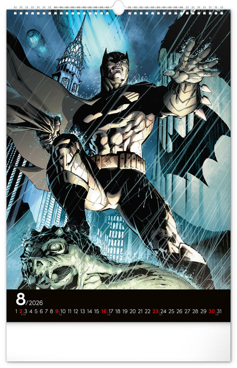 Wandkalender Batman Dark 2026, 33 x 46 cm