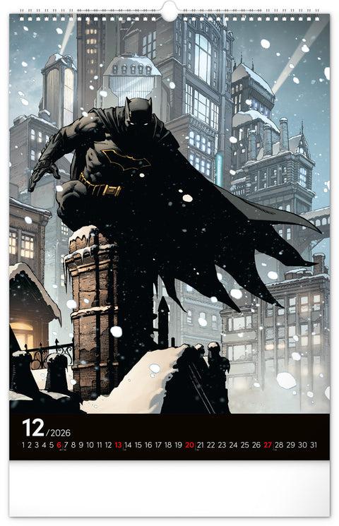 Wandkalender Batman Dark 2026, 33 x 46 cm