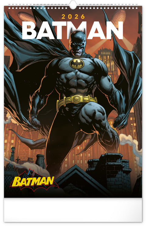 Wandkalender Batman Dark 2026, 33 x 46 cm