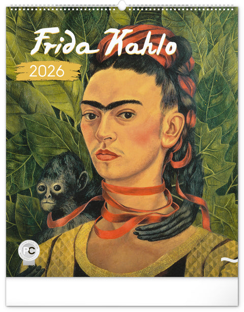 Wandkalender Frida Kahlo 2026, 48 x 56 cm