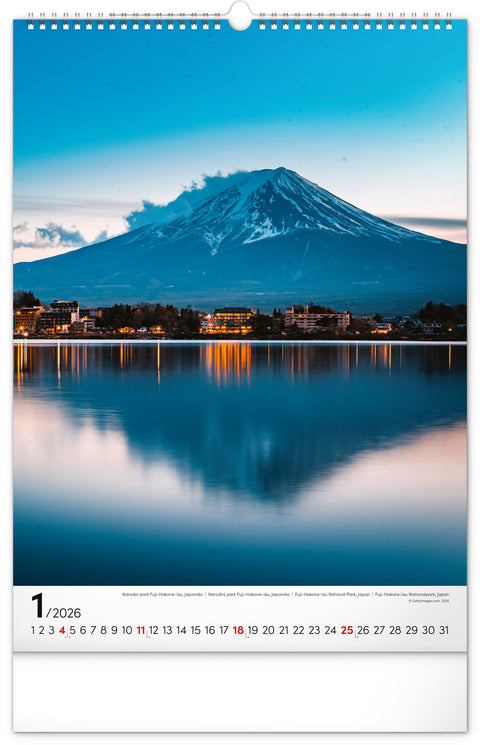 Wandkalender Nationale Parks der Welt 2026, 33 x 46 cm