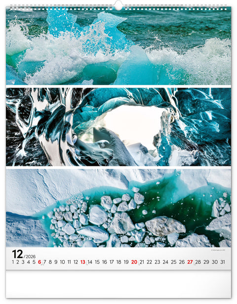 Wandkalender Palette 2026, 48 x 56 cm