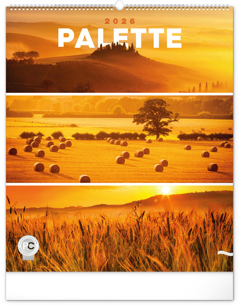 Wandkalender Palette 2026, 48 x 56 cm