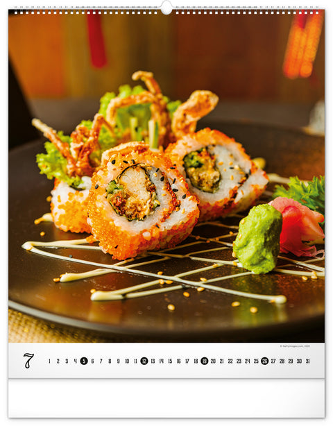 Wandkalender Gourmet 2026, 48 x 56 cm