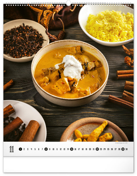 Wandkalender Gourmet 2026, 48 x 56 cm