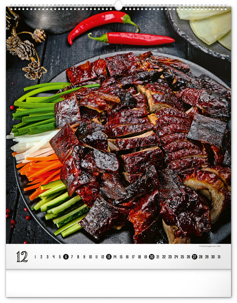 Wandkalender Gourmet 2026, 48 x 56 cm