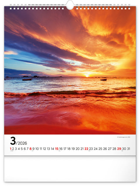 Wandkalender Inspiration 2026, 30 x 34 cm