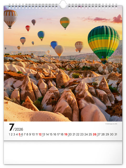 Wandkalender Inspiration 2026, 30 x 34 cm