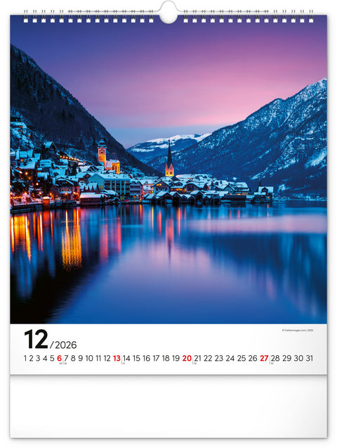 Wandkalender Inspiration 2026, 30 x 34 cm