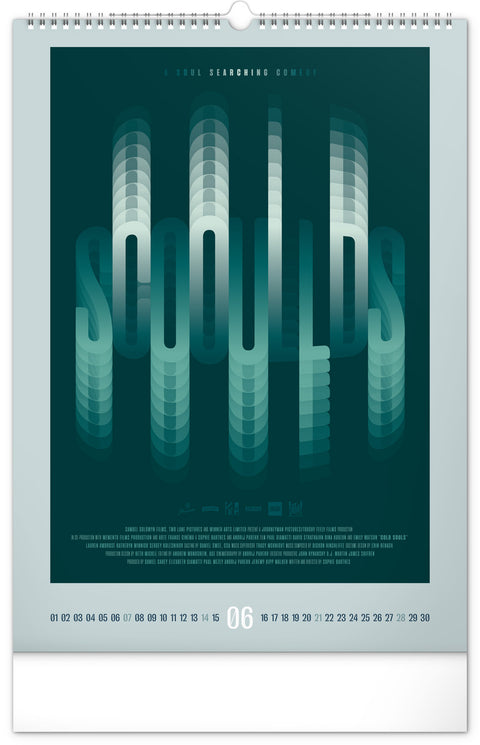 Wandkalender Alternative Movie Posters 2026, 33 x 46 cm