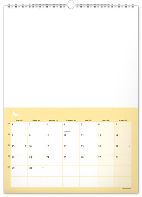 Kreativer Familienplaner 2026, 33 × 46 cm