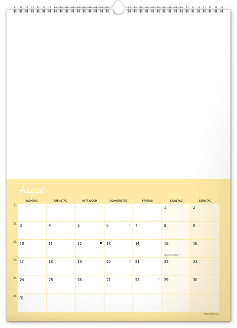 Kreativer Familienplaner 2026, 33 × 46 cm