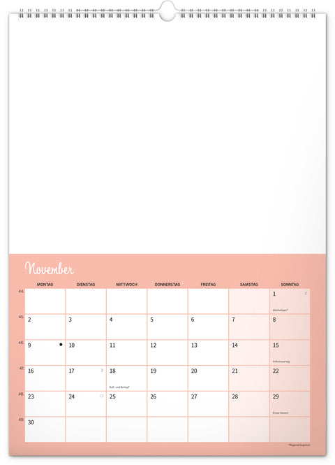 Kreativer Familienplaner 2026, 33 × 46 cm