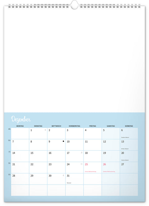 Kreativer Familienplaner 2026, 33 × 46 cm