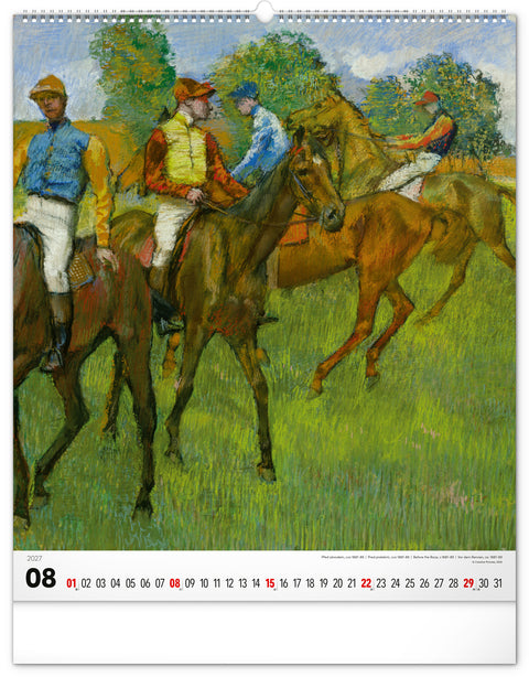 Wandkalender Impressionismus 2027, 48 x 56 cm